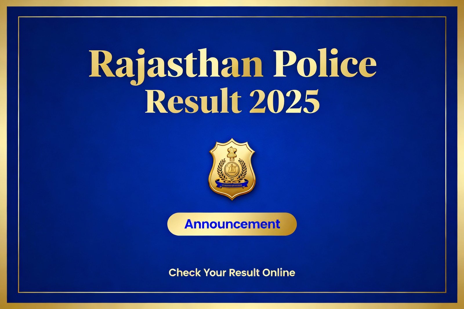 Rajasthan Police Result 2025